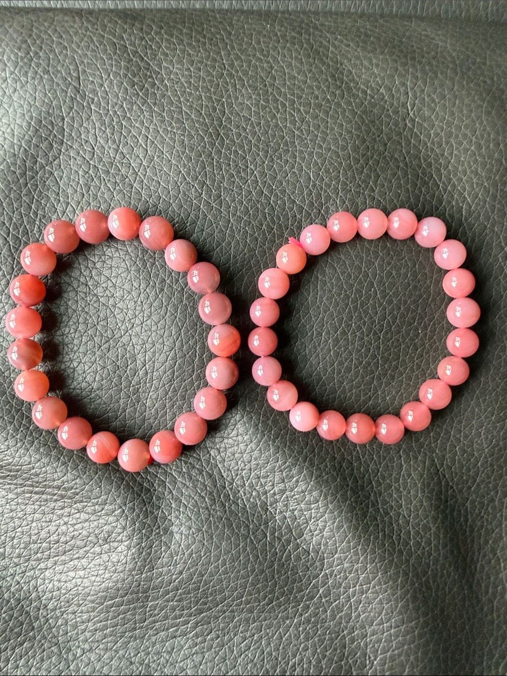 Pink Agate Bracelets